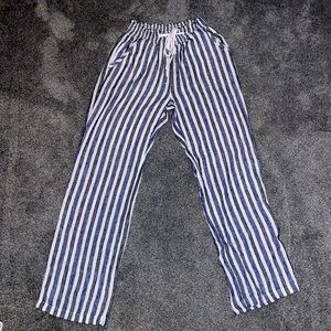 Super cute linen paper bag pants